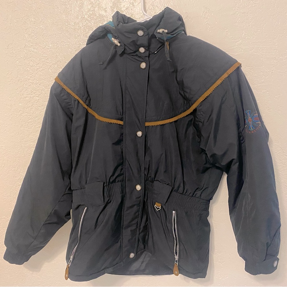 Vintage Obermeyer Ski Jacket Women’s Size M Retro 90s Apres Snow Coat